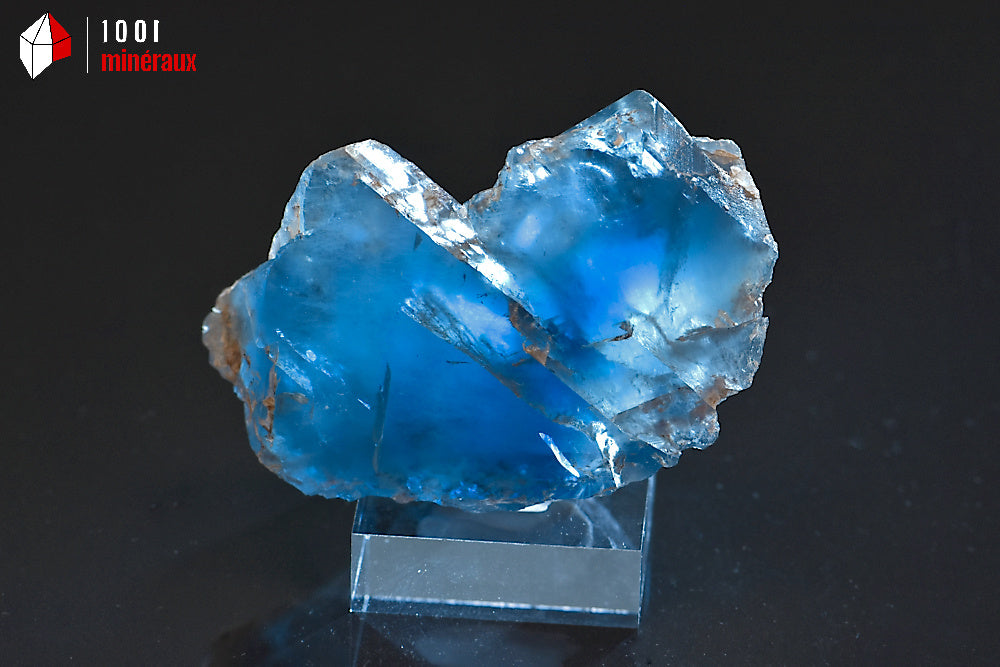 Minéral cristallisé de Fluorine de France