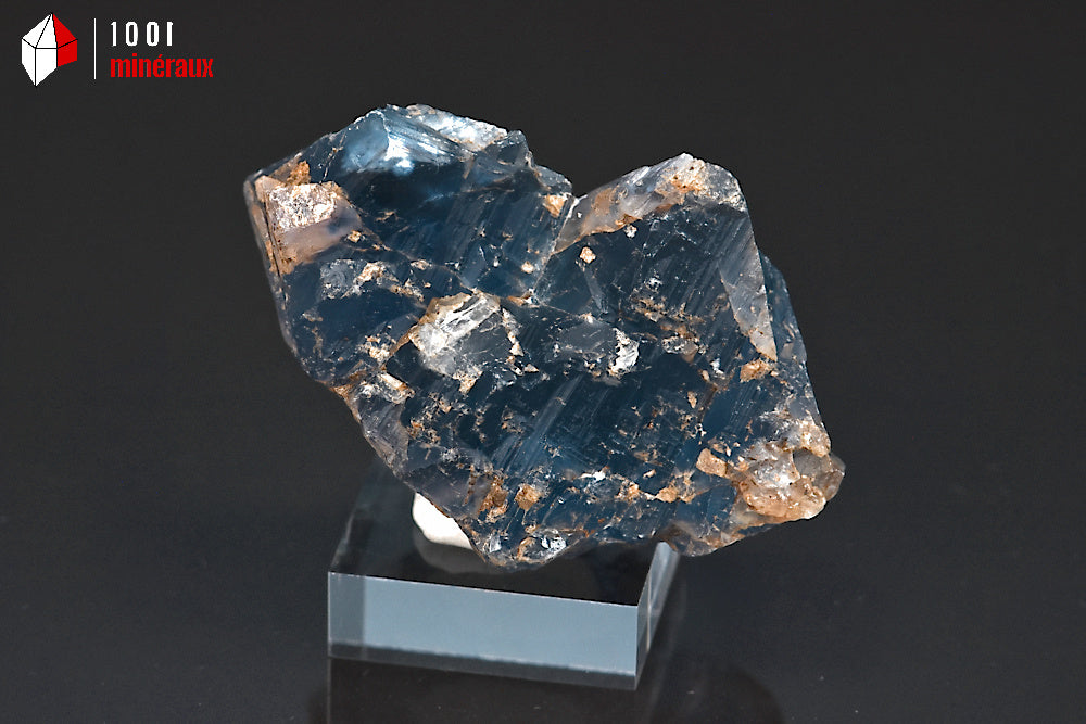 Minéral cristallisé de Fluorine de France