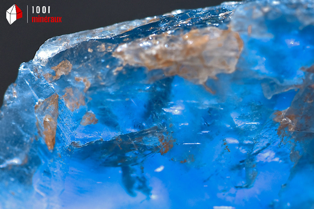 Minéral cristallisé de Fluorine de France