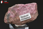 Rhodonite polie de Madagascar - 7 cm - 115 g / BP284 - Vignette | 1001 minéraux