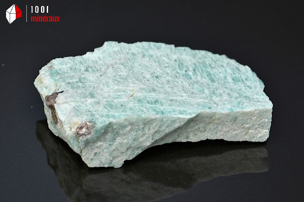 Minéral d'amazonite turquoise brute du Brésil
