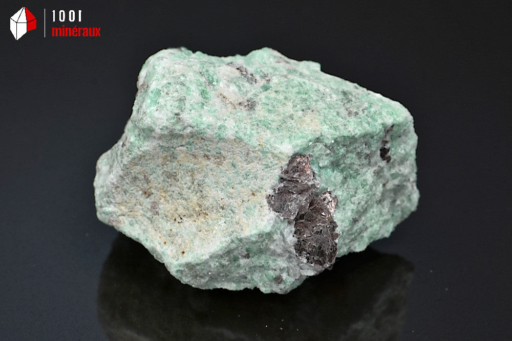 Minéral d'amazonite turquoise brute du Brésil