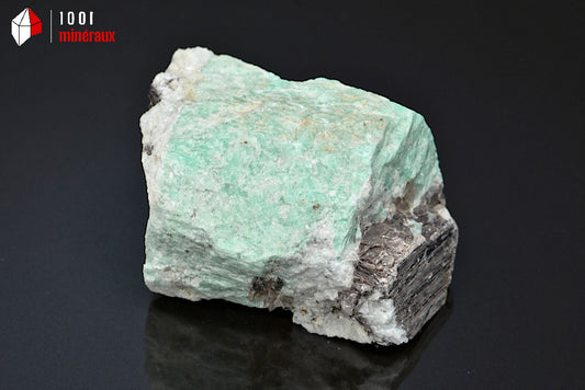 Minéral d'amazonite turquoise brute du Brésil