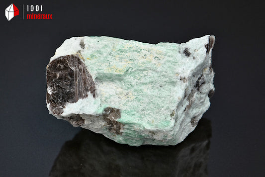 Minéral d'amazonite turquoise brute du Brésil