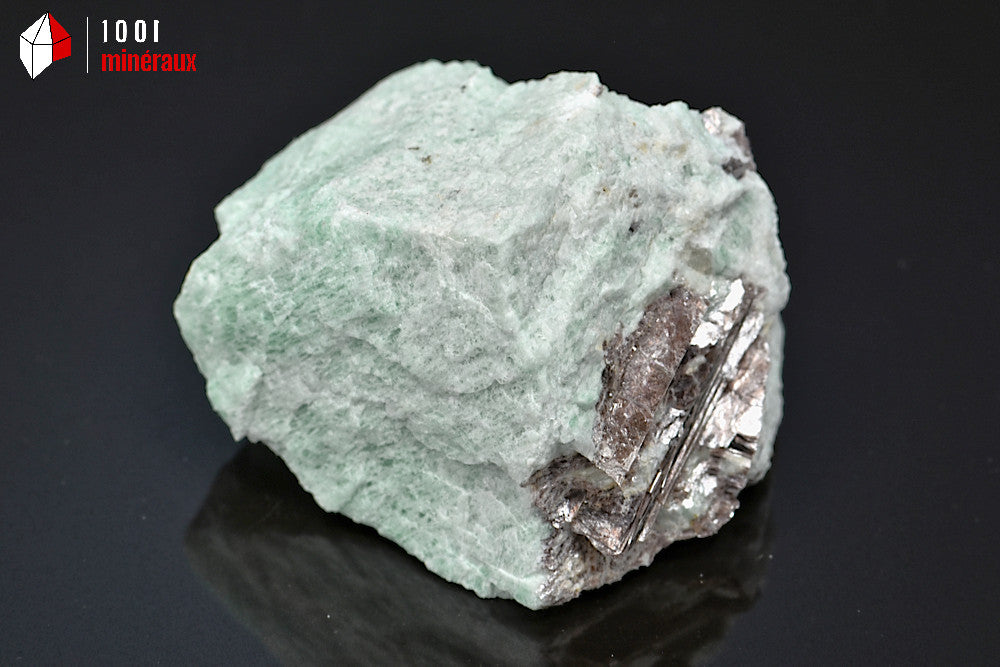 Minéral d'amazonite turquoise brute du Brésil