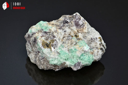 Minéral d'amazonite turquoise brute du Brésil