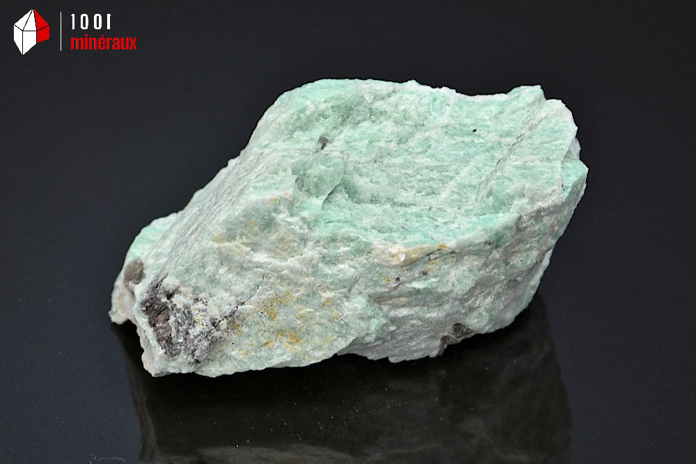 Minéral d'amazonite turquoise brute du Brésil