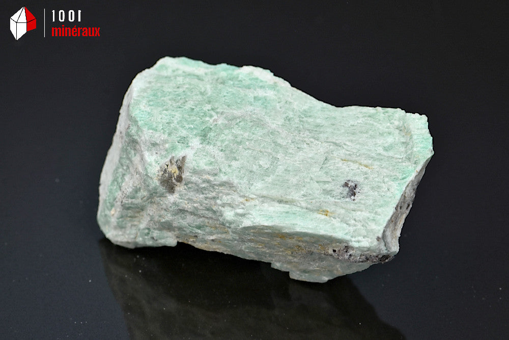 Minéral d'amazonite turquoise brute du Brésil