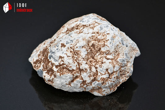 Minéral d'angélite bleue brute du Pérou