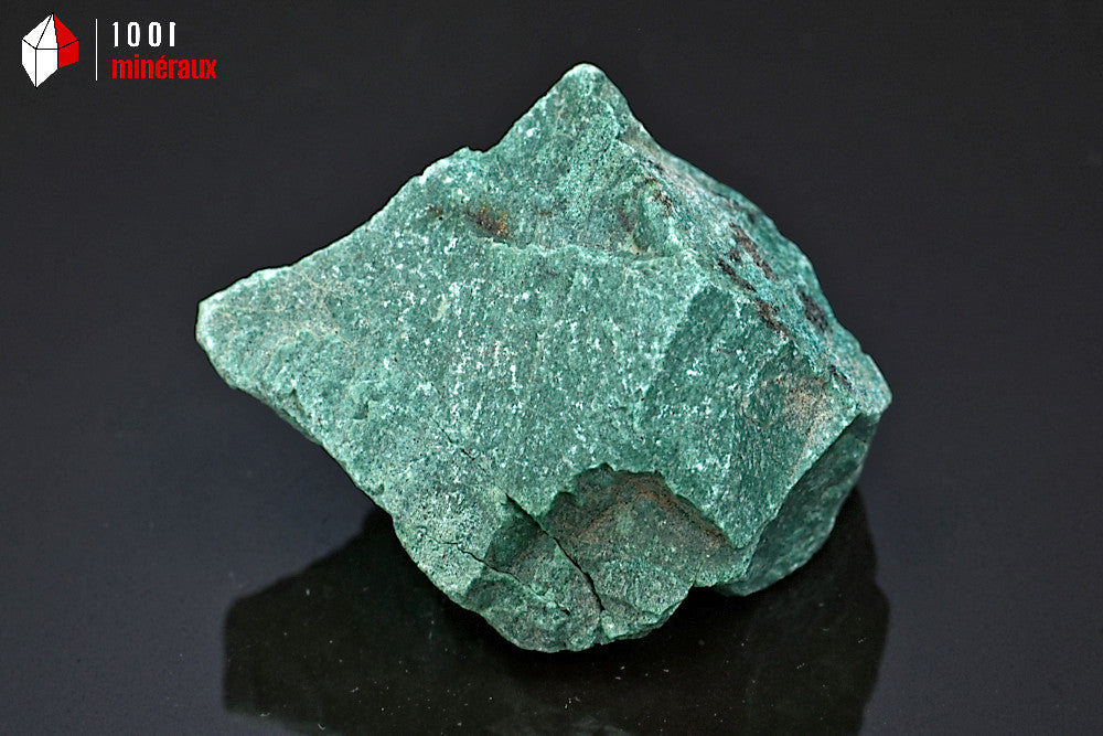 Malachite brute du Chili - Vue de profil, surfaces naturelles - 78 g
