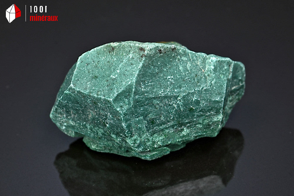 Malachite brute du Chili - Vue de profil, angles francs naturels - 105 g
