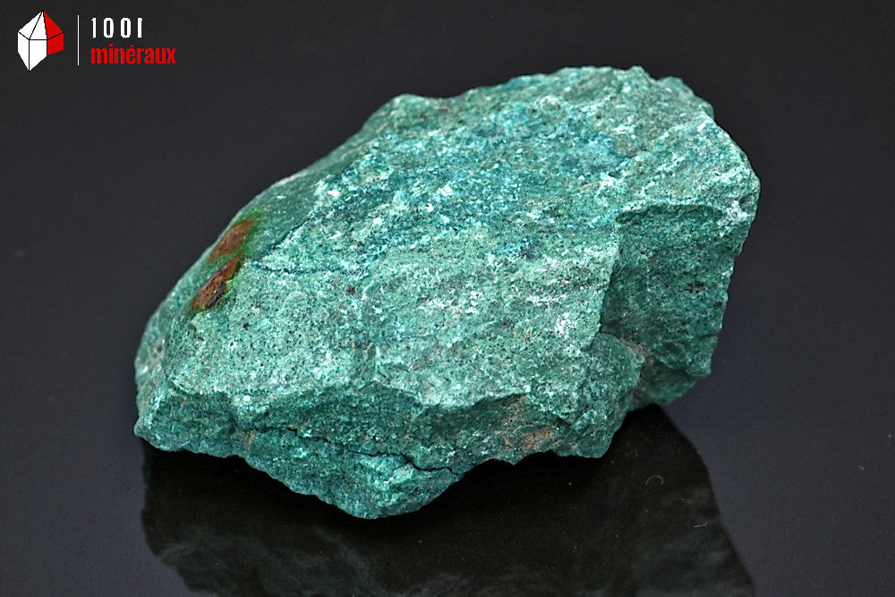 Malachite brute du Chili - Bloc vert émeraude intense, 129 g - BP702

