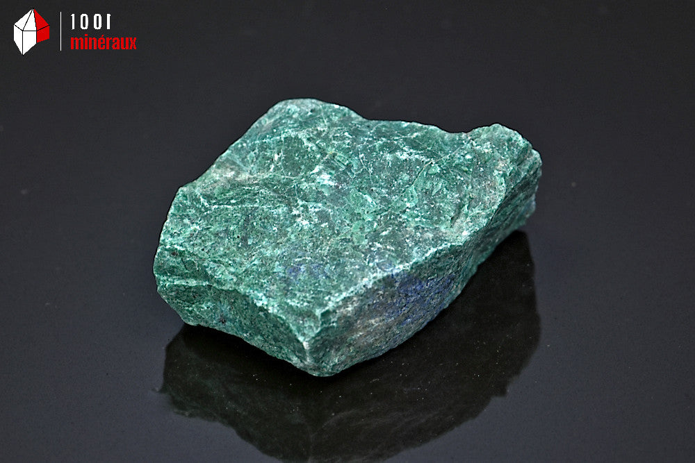 Malachite brute du Chili - Affleurements d'Azurite bleue sur fond vert émeraude - 73 g - BP703
