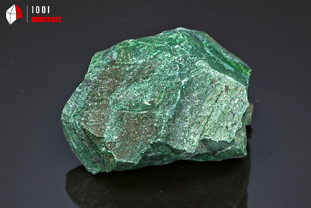 Malachite brute du Chili - Vert émeraude sur roche mère brune, 117 g - BP705

