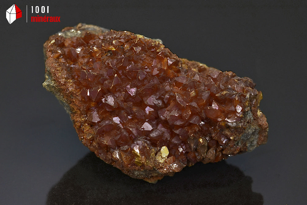 Minéral cristallisé d'orpiment des Etats-Unis
