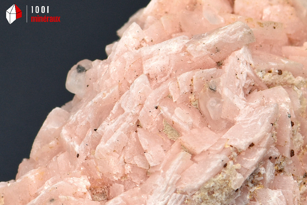 Minéral cristallisé de dolomite du Maroc