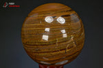 Sphère polie d'Oeil de tigre - Afrique du sud - Sphère polie 9,2 cm / 1,36 kg / BP88 - Vignette | 1001 minéraux