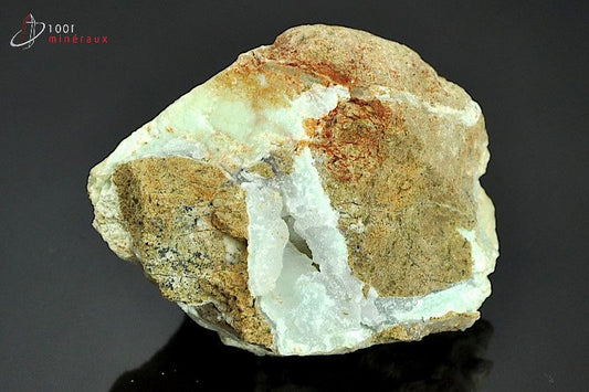 Minéral brut de chrysoprase vert du Brésil