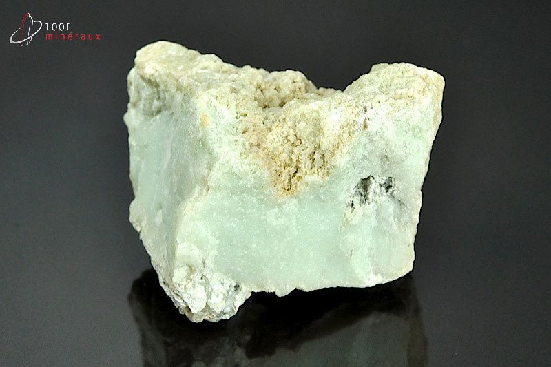 Minéral brut de chrysoprase vert du Brésil