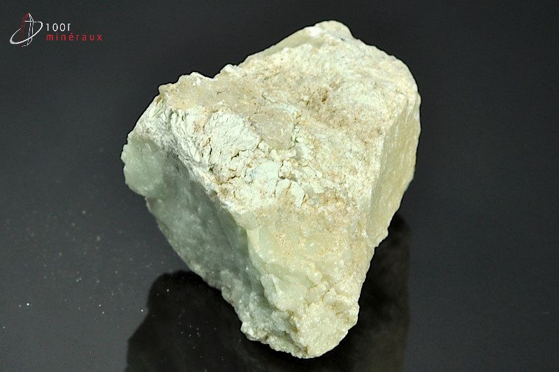 Minéral brut de chrysoprase vert du Brésil