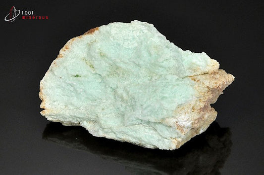 Minéral brut de chrysoprase vert du Brésil