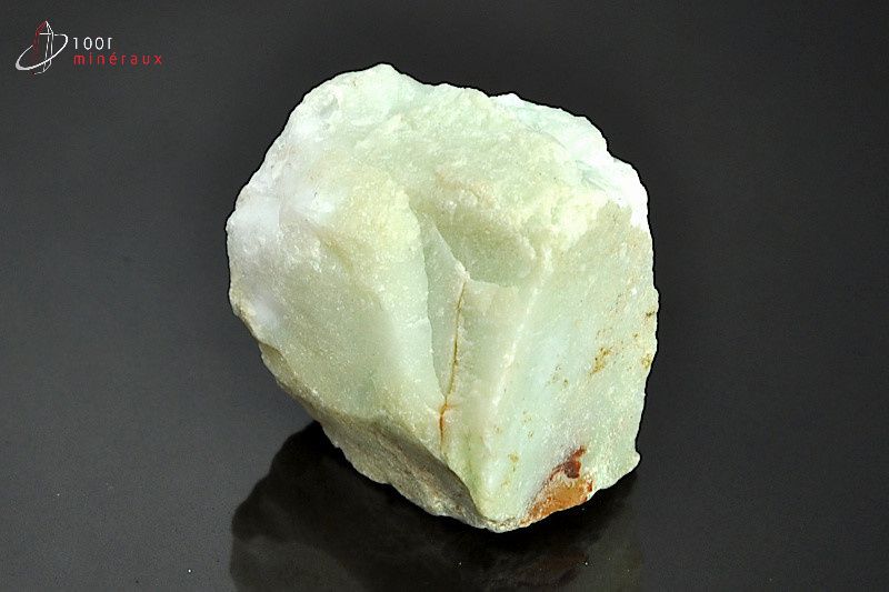 Minéral brut de chrysoprase vert du Brésil