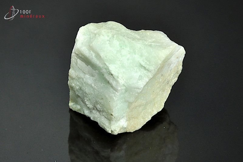 Minéral brut de chrysoprase vert du Brésil