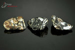 Lot de 3 Agates turritelles - Brésil - pierres polies 2,4cm / 12g / AY555 - Vignette | 1001 minéraux