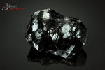Obsidienne flocons de neige - Mexique - minéraux bruts 5,4cm / 58g / AY9 - Vignette | 1001 minéraux