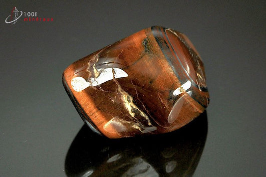 Minéral poli d'œil de taureau d'Afrique du sud