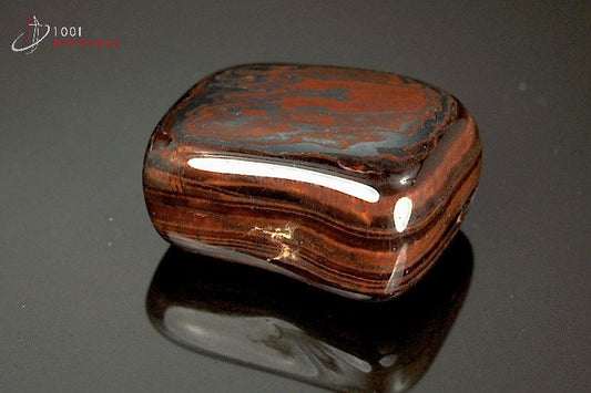 Minéral poli d'œil de taureau d'Afrique du sud