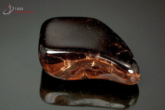 Minéral poli d'œil de taureau d'Afrique du sud