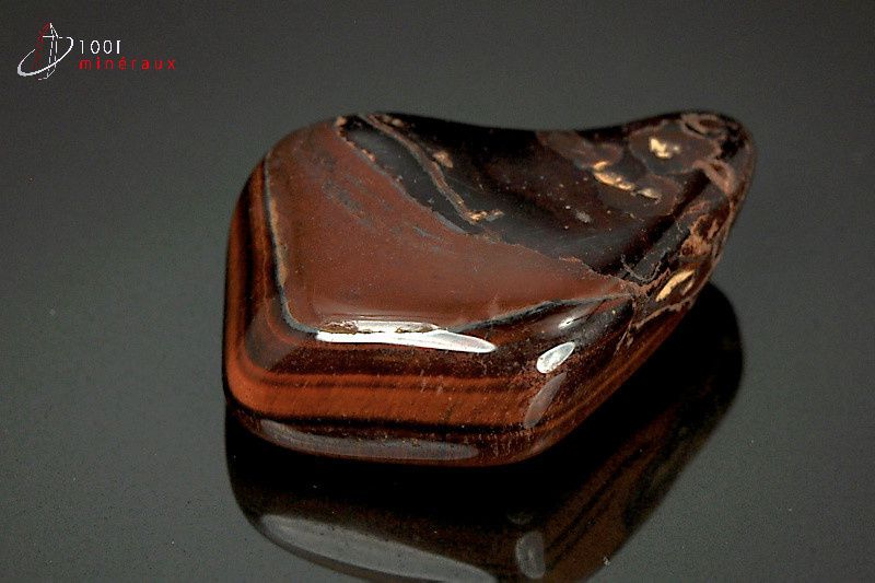 Minéral poli d'œil de taureau d'Afrique du sud