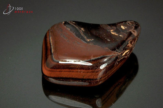 Minéral poli d'œil de taureau d'Afrique du sud