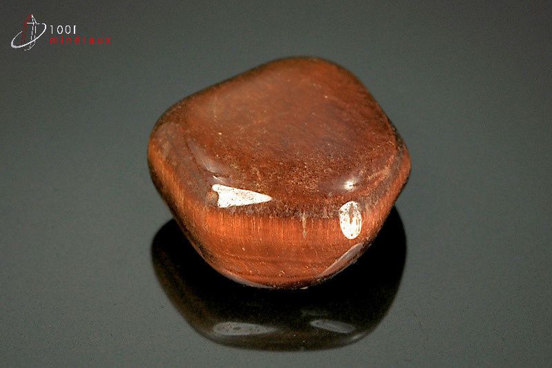 Minéral poli d'œil de taureau d'Afrique du sud