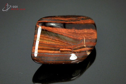 Minéral poli d'œil de taureau d'Afrique du sud