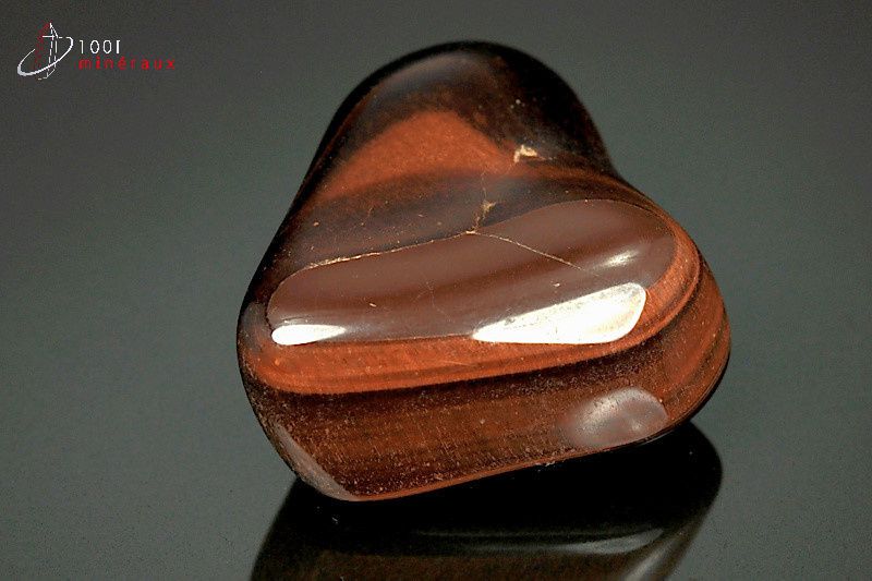 Minéral poli d'œil de taureau d'Afrique du sud