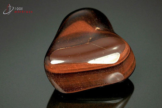 Minéral poli d'œil de taureau d'Afrique du sud