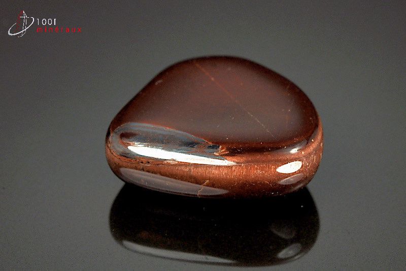 Minéral poli d'œil de taureau d'Afrique du sud