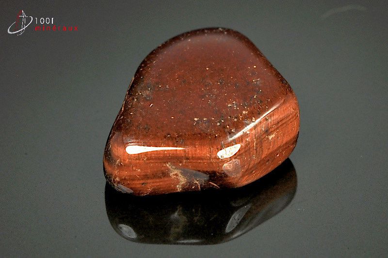 Minéral poli d'œil de taureau d'Afrique du sud