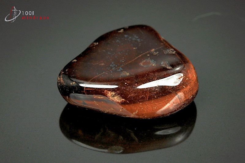 Minéral poli d'œil de taureau d'Afrique du sud