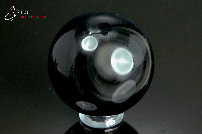 Minéral poli en sphère d'œil céleste du Mexique