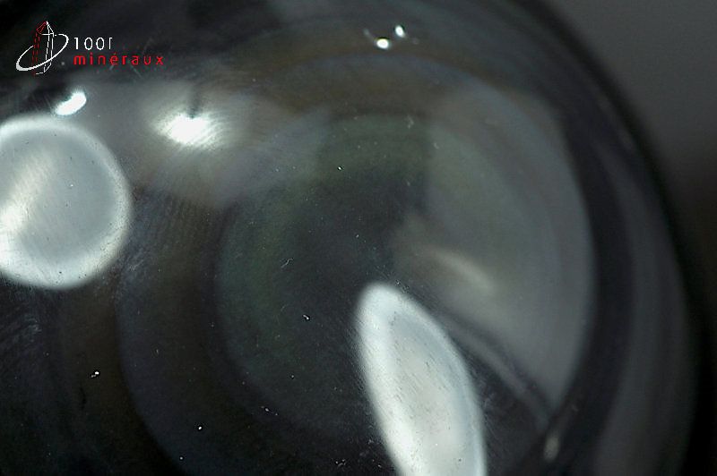 Minéral poli en sphère d'œil céleste du Mexique