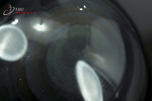 Minéral poli en sphère d'œil céleste du Mexique