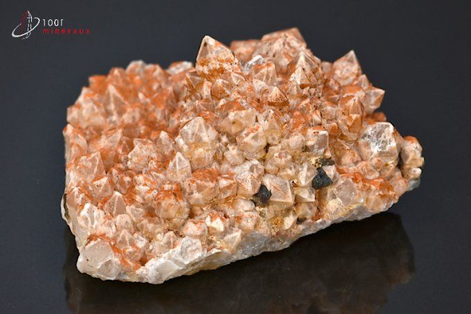 quartz hematoide mineraux