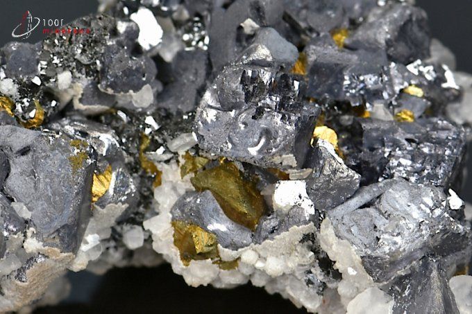 galene-chalcopyrite-calcite-mineraux-cristaux