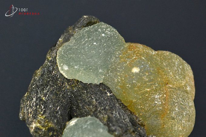 prehnite epidote mineraux cristaux