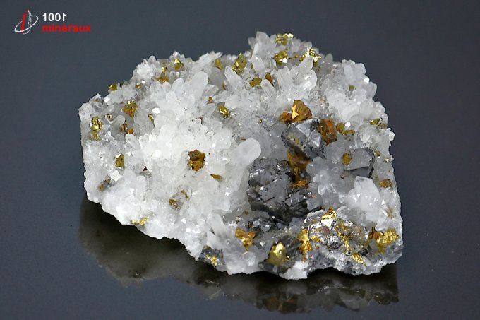 quartz_chalcopyrite_ tétraédrite_mineraux