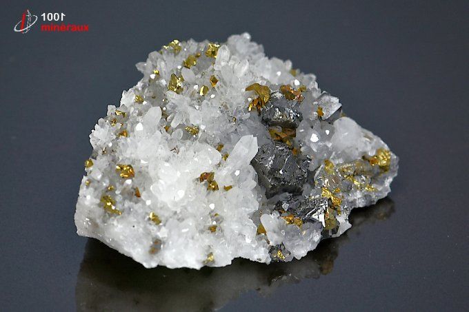 quartz_chalcopyrite_ tétraédrite_mineraux