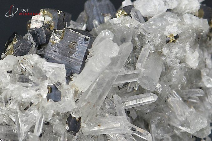 quartz-galene-pyrite-cristaux,mineraux